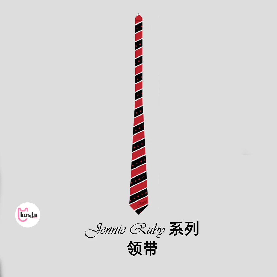 ОФИЦИАЛЬНЫЙ мерч JENNIE BLACKPINK RUBY + MINISO (NECKTIE)