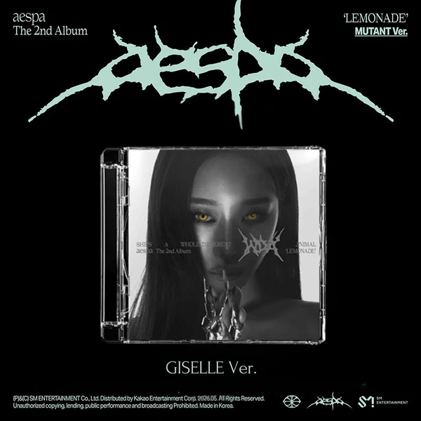 ОФИЦИАЛЬНЫЙ K-pop альбом AESPA LEMONADE (MUTANT Ver.)