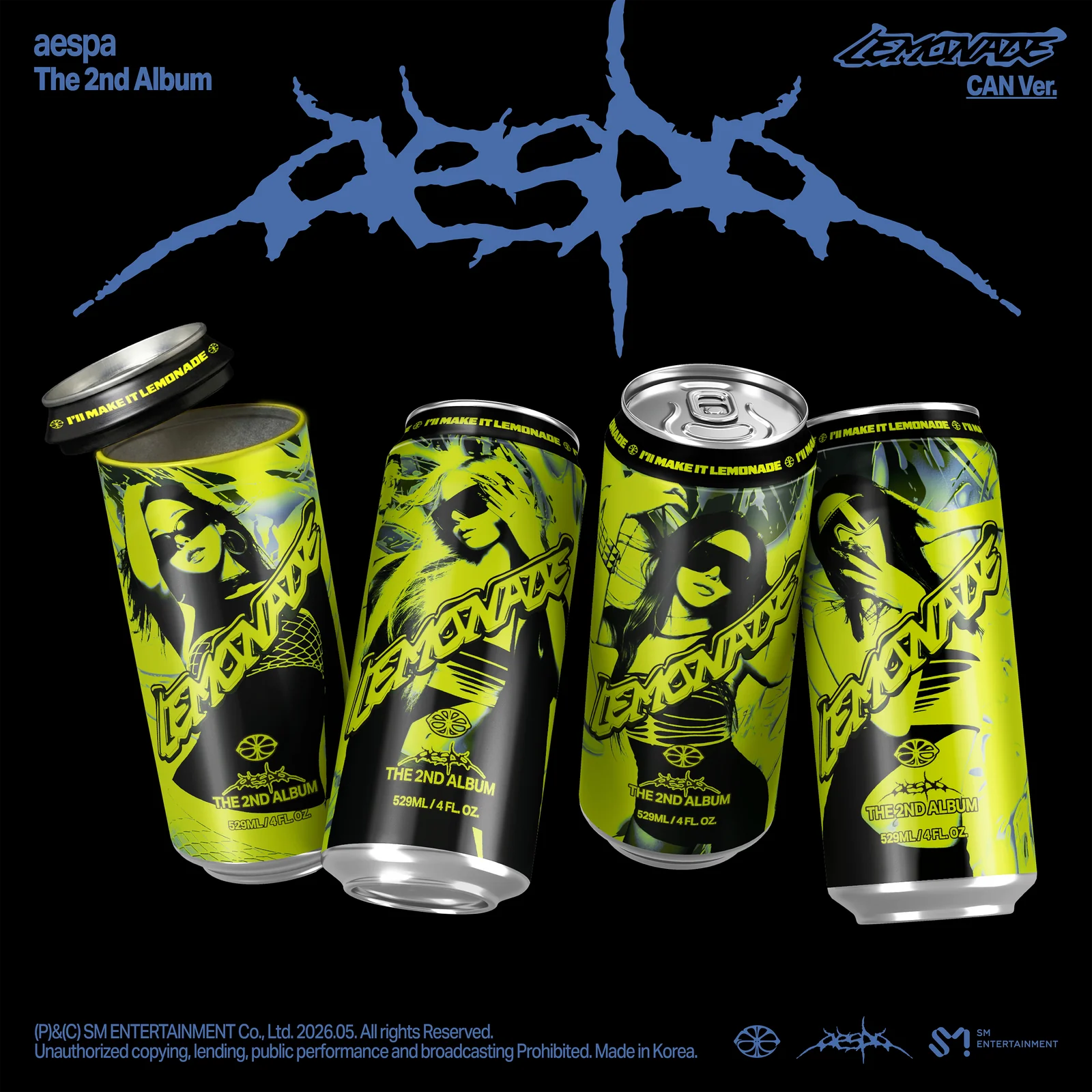 ОФИЦИАЛЬНЫЙ K-pop альбом AESPA LEMONADE (CAN Ver.)