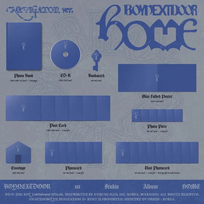 ОФИЦИАЛЬНЫЙ K-pop альбом BOYNEXTDOOR HOME