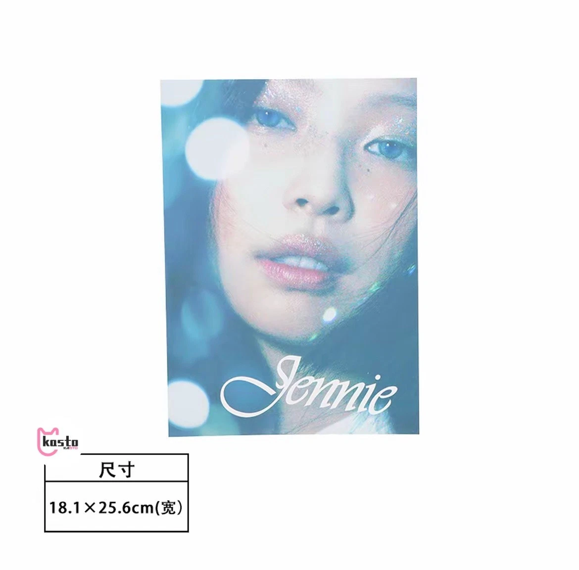 ОФИЦИАЛЬНЫЙ мерч JENNIE BLACKPINK RUBY + MINISO (POSTER)
