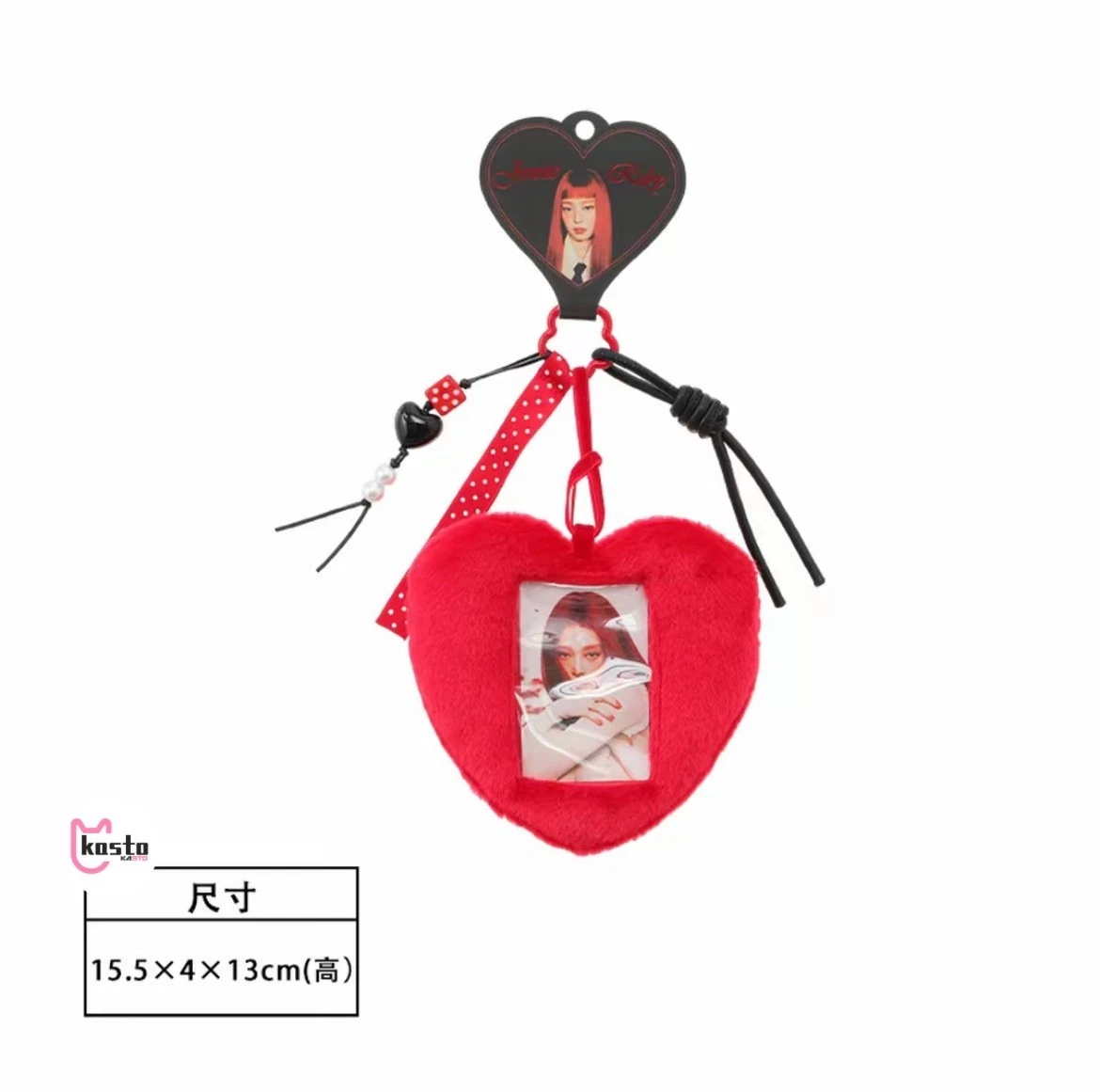ОФИЦИАЛЬНЫЙ мерч JENNIE BLACKPINK RUBY + MINISO (LOVE PLUSH CARD HOLDER)