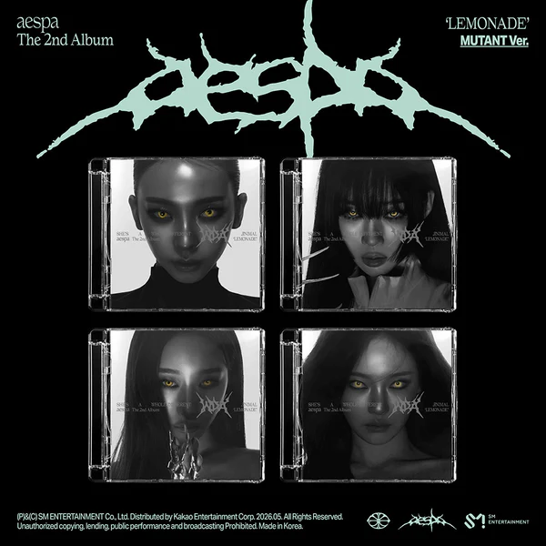 ОФИЦИАЛЬНЫЙ K-pop альбом AESPA LEMONADE (MUTANT Ver.)
