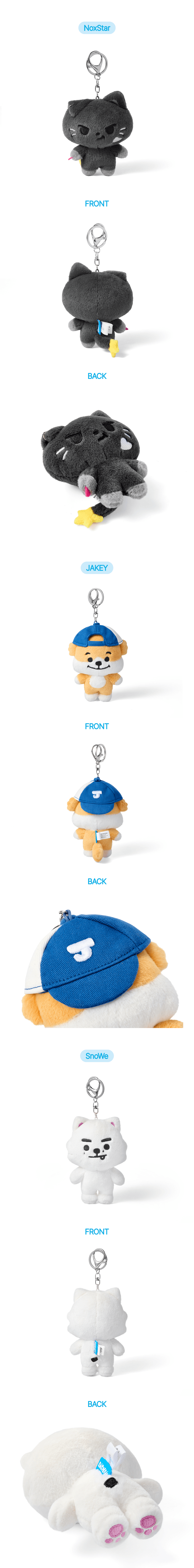 ОФИЦИАЛЬНЫЙ K-pop мерч ENHYPEN PLUSH KEYRING