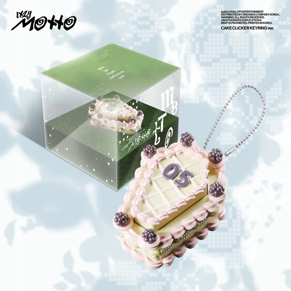 ОФИЦИАЛЬНЫЙ альбом ITZY MOTTO (CAKE CLICKER KEYRING Ver.)