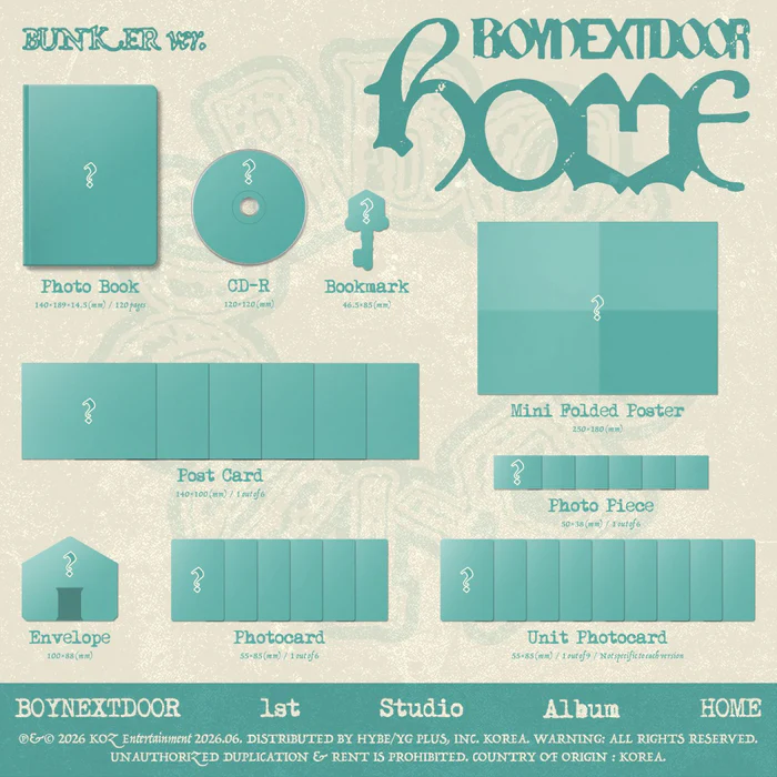 ОФИЦИАЛЬНЫЙ K-pop альбом BOYNEXTDOOR HOME