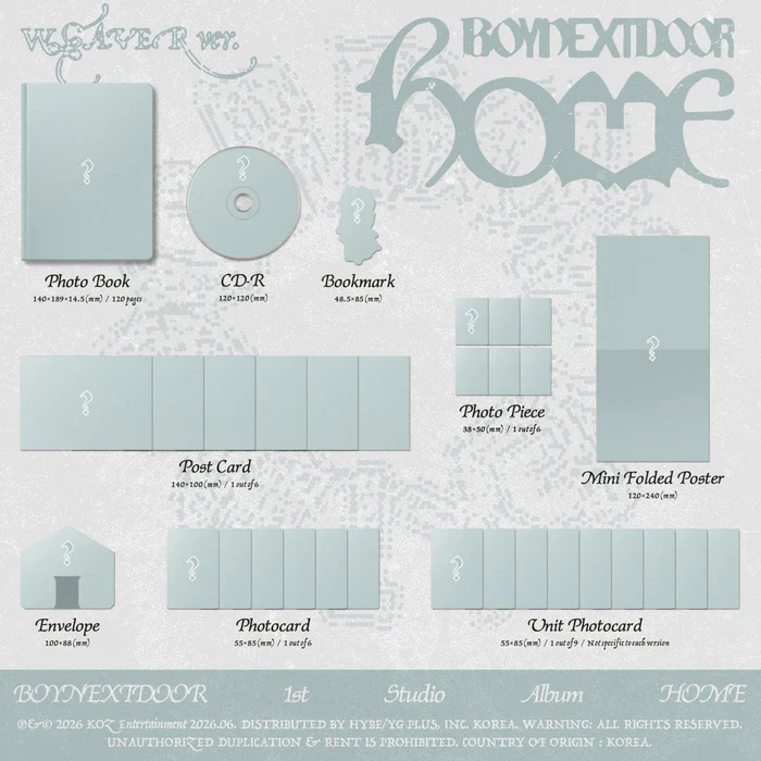 ОФИЦИАЛЬНЫЙ K-pop альбом BOYNEXTDOOR HOME