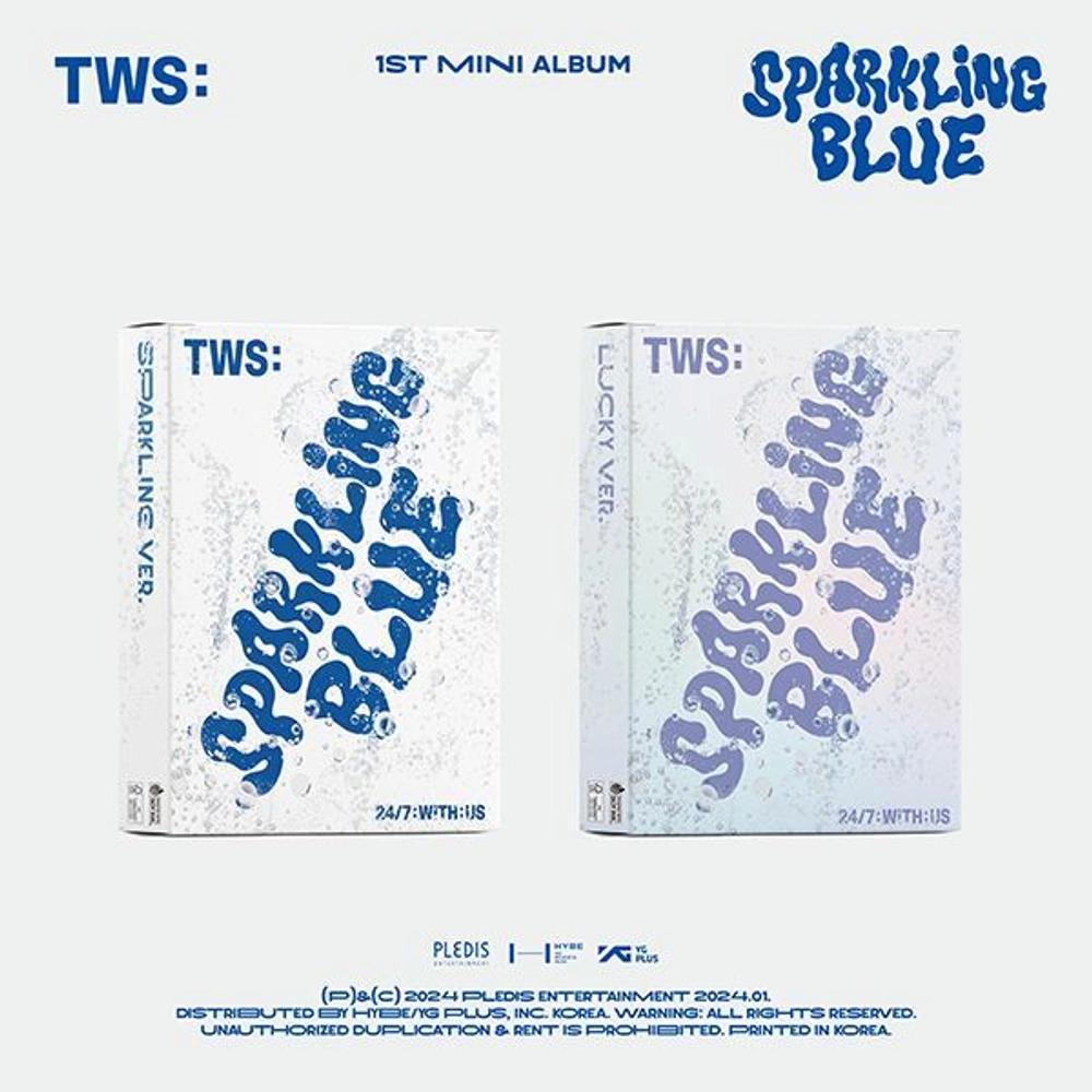 ОФИЦИАЛЬНЫЙ K-pop альбом TWS SPARKLING BLUE (SPARKLING ver.)