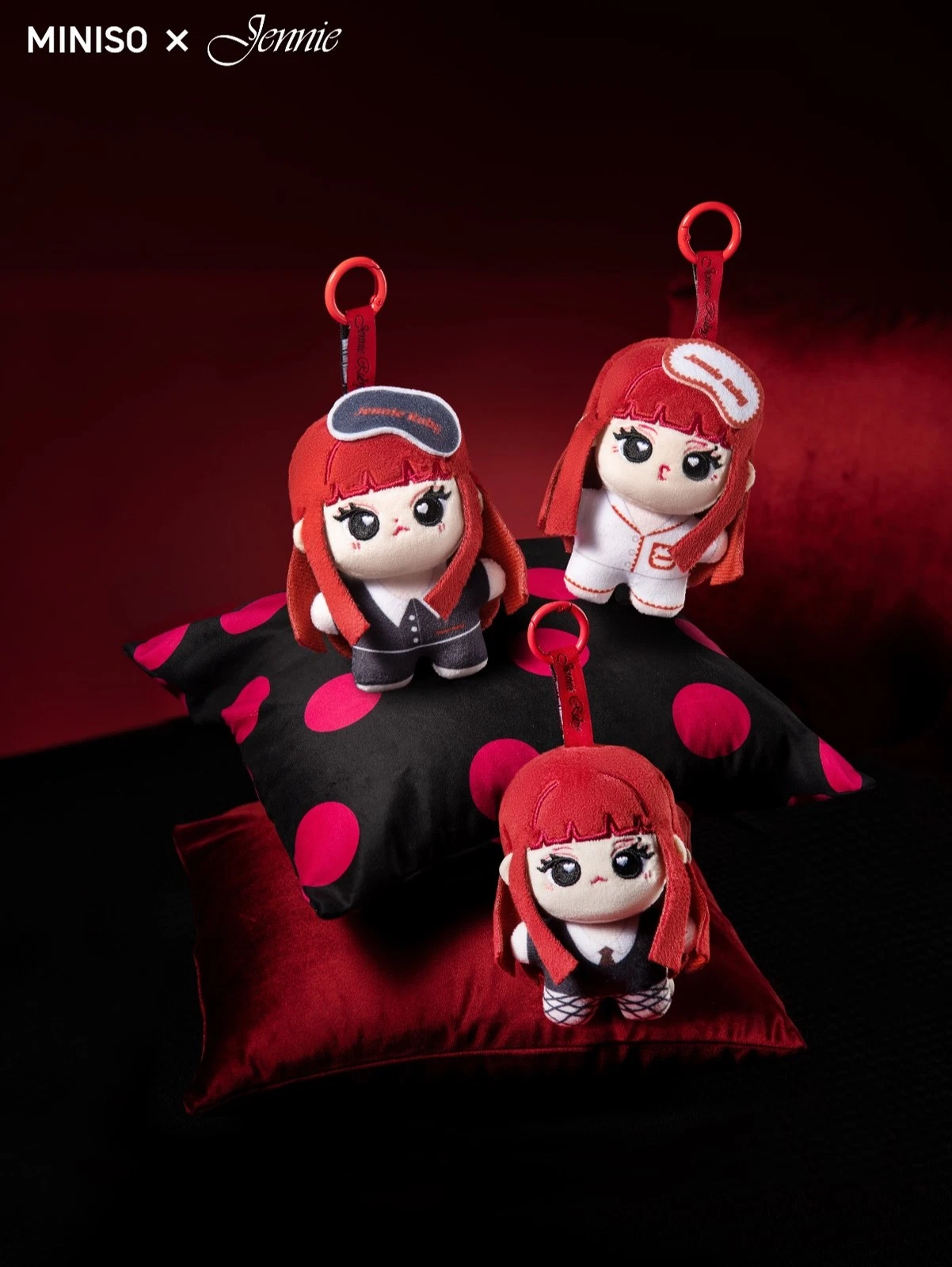 ОФИЦИАЛЬНЫЙ мерч JENNIE BLACKPINK RUBY + MINISO (PLUSH DOLL KEYCHAIN)