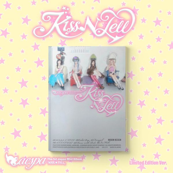 ОФИЦИАЛЬНЫЙ K-pop альбом AESPA KISS N TELL (LIMITED EDITION VER.)