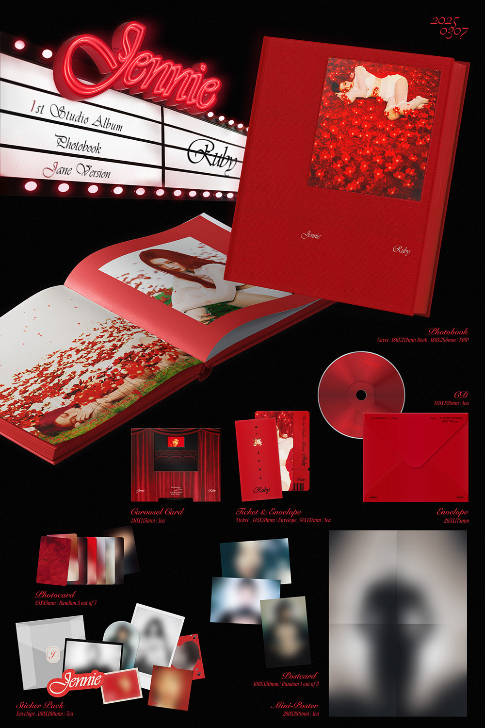 ОФИЦИАЛЬНЫЙ K-pop альбом  JENNIE RUBY (PHOTOBOOK VER.)