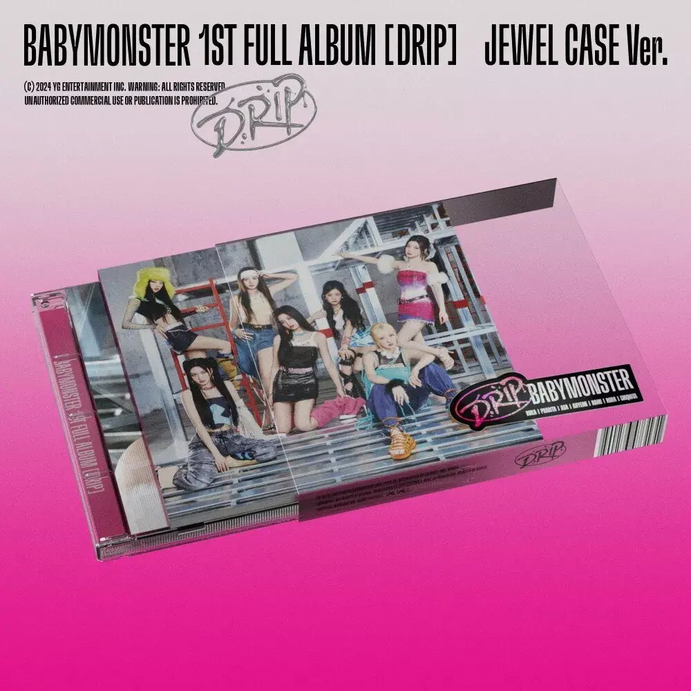 BABYMONSTER DRIP Альбом | JEWEL CASE Ver Официальный K-pop альбом