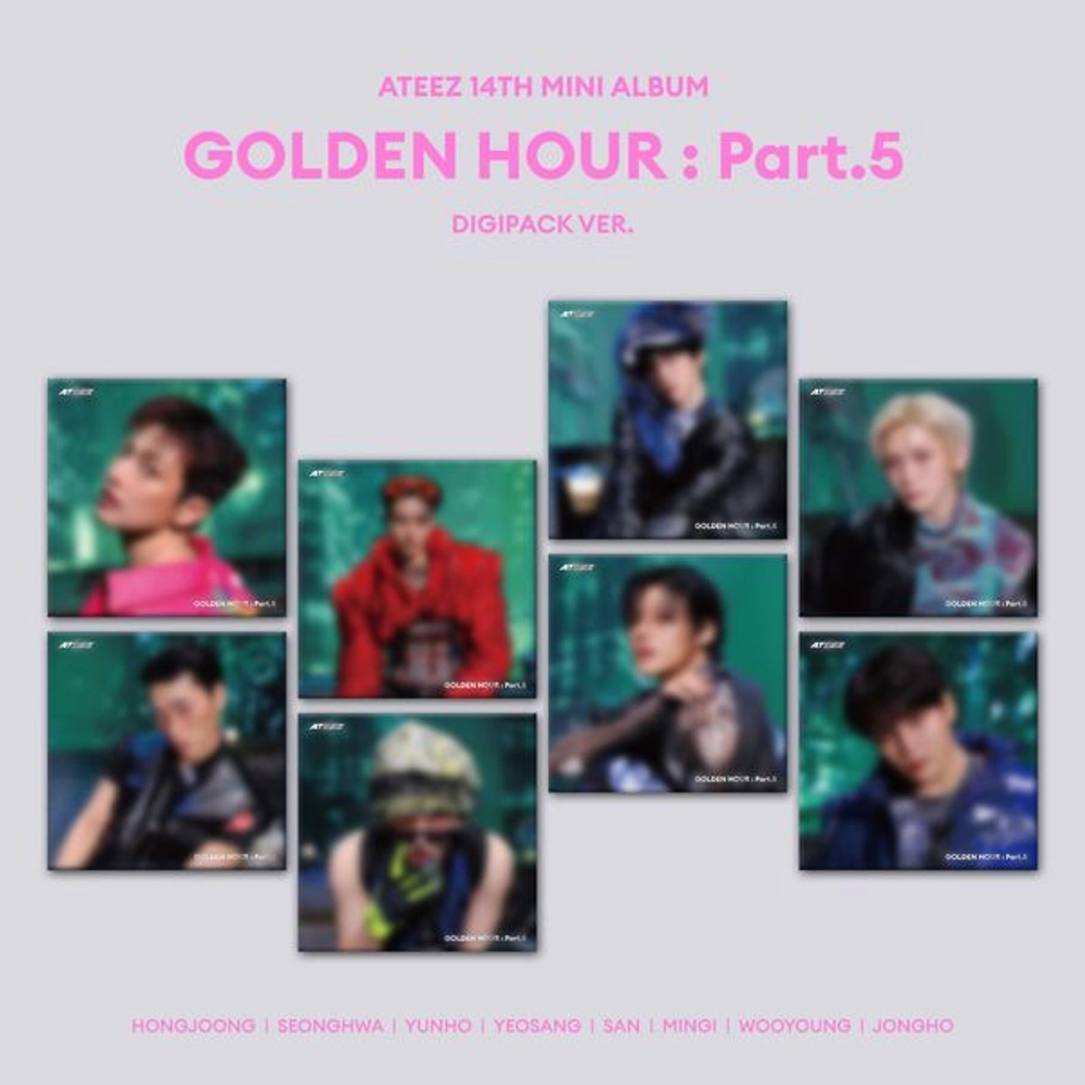 ATEEZ GOLDEN HOUR : PART.5 Альбом | DIGIPACK Ver. Официальный K-pop альбом