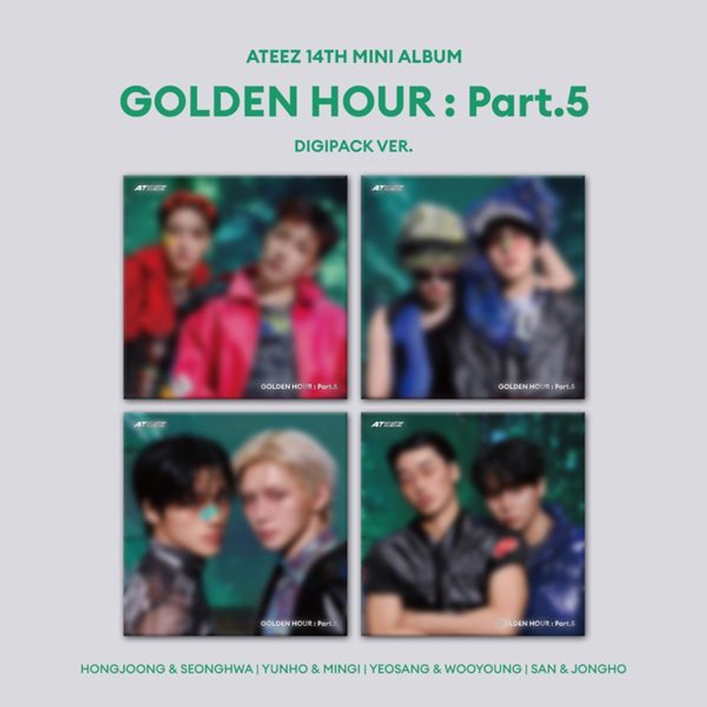 ATEEZ GOLDEN HOUR : PART.5 Альбом | DIGIPACK UNIT Ver. Официальный K-pop альбом