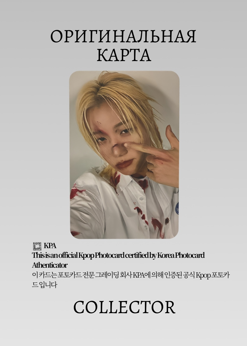 ОФИЦИАЛЬНАЯ K-pop карта P1HARMONY FANMEETING 2026 (Пак) (серый)