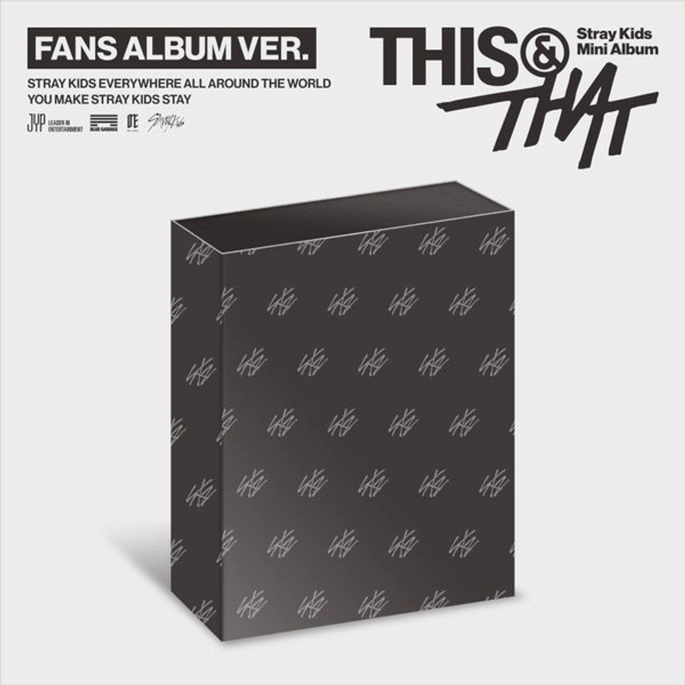ОФИЦИАЛЬНЫЙ K-pop альбом STRAY KIDS THIS & THAT (FANS ALBUM Ver.)