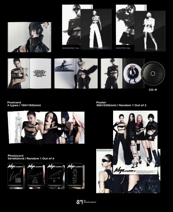 ОФИЦИАЛЬНЫЙ K-pop альбом AESPA WHIPLASH (BEAT ver.)