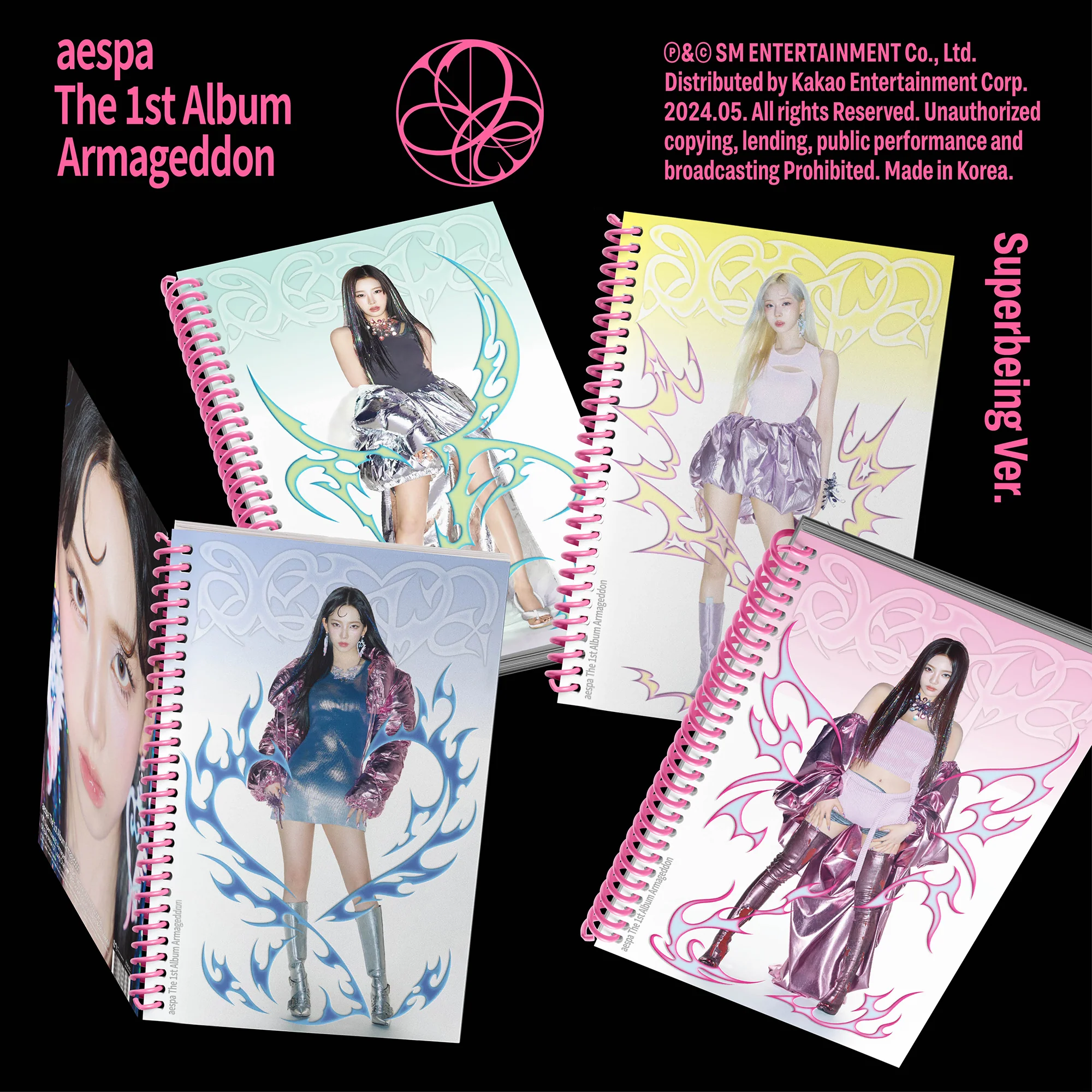 ОФИЦИАЛЬНЫЙ K-pop альбом AESPA ARMAGEDDON (SUPERBEING ver.)