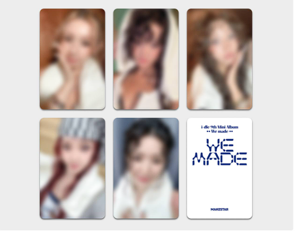 I-DLE WE MADE альбом | POCAALBUM Ver Официальный K-pop альбом | MAKESTAR Lucky Draw