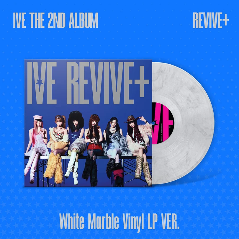 IVE REVIVE WHITE MARBLE Винил | LP Ver Официальный K-pop альбом