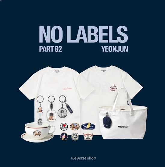 ОФИЦИАЛЬНЫЙ K-pop мерч YEONJUN NO LABELS: PART 02