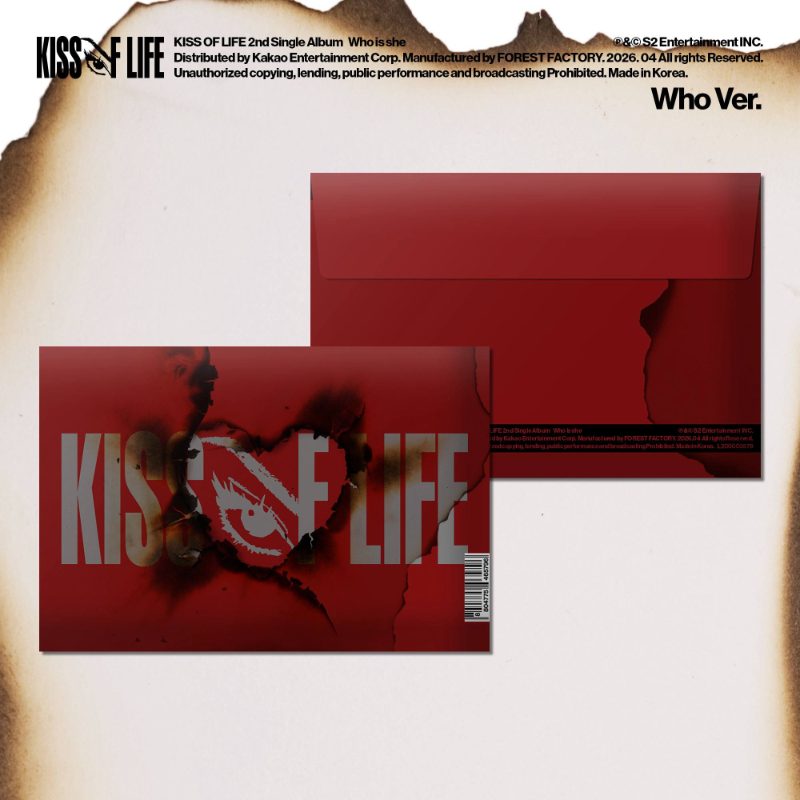 ОФИЦИАЛЬНЫЙ K-pop альбом KISS OF LIFE WHO IS SHE (WHO ver.)