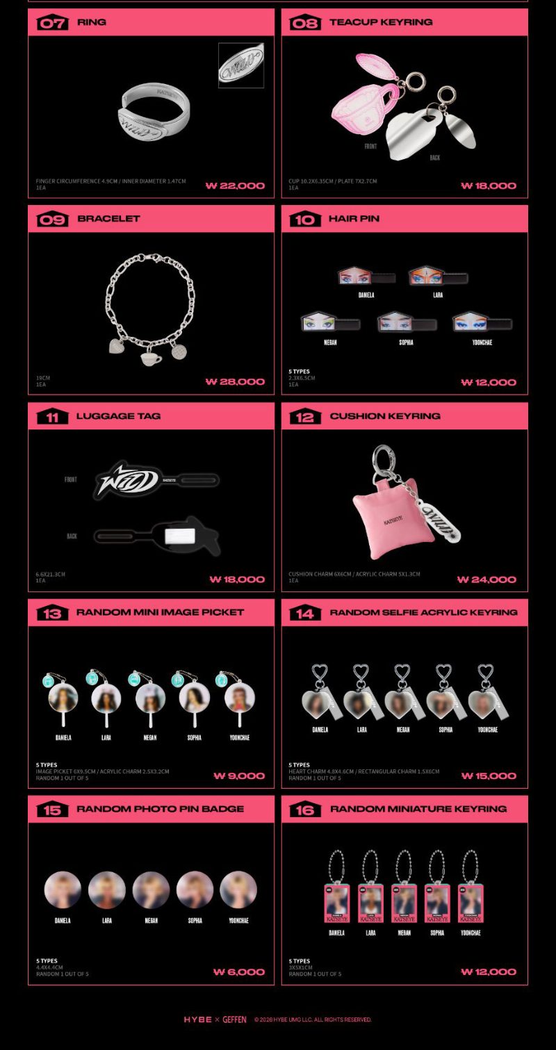 KATSEYE WILD POP-UP Мерч | TEACUP KEYRING Официальный K-pop мерч (M/KAT/WILD/TEKE)