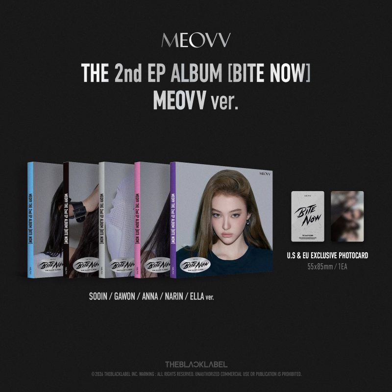 ОФИЦИАЛЬНЫЙ K-pop альбом MEOVV BITE NOW (MEOVV ver.)