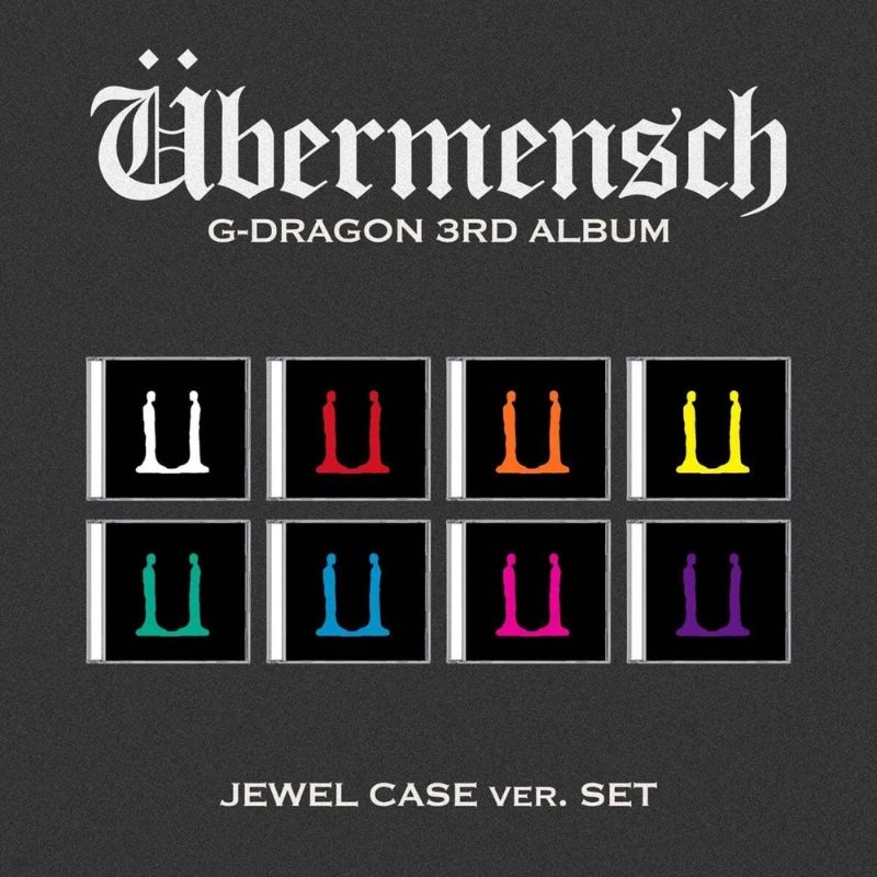 G-DRAGON ÜBERMENSCH Альбом | JEWEL Ver Официальный K-pop альбом (A/GD/UM/JE)