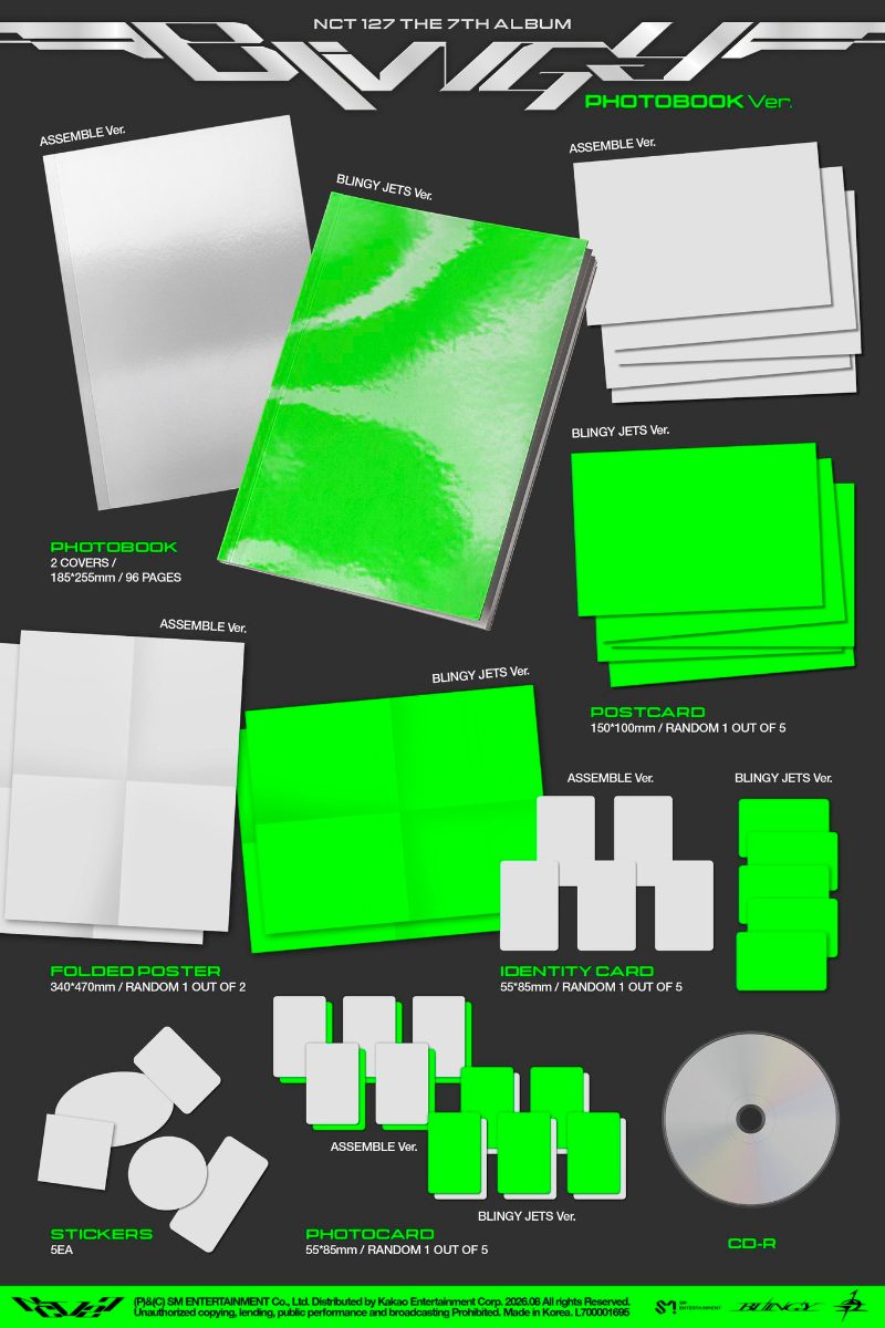 NCT 127 BLINGLY Альбом | PHOTOBOOK Ver Официальный K-pop альбом