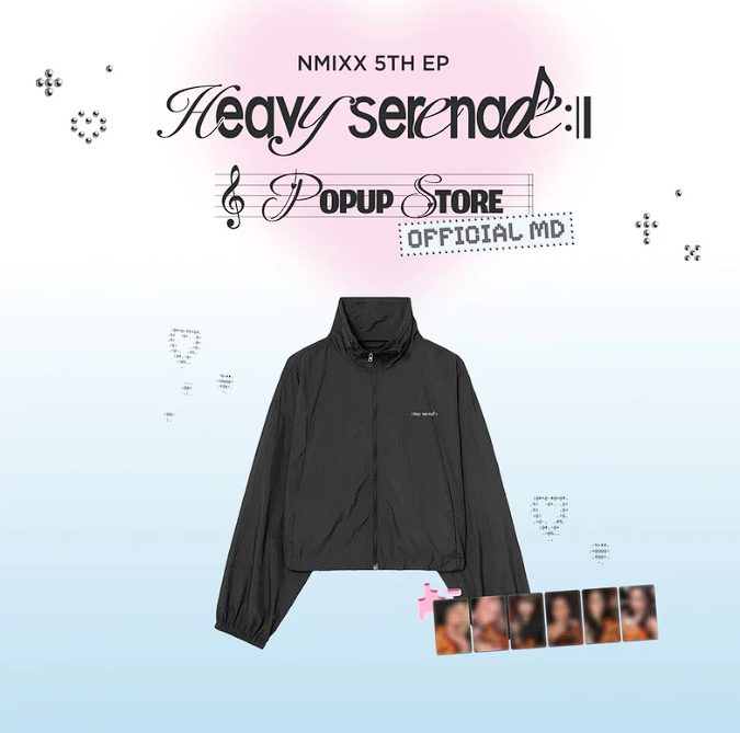 ОФИЦИАЛЬНЫЙ K-pop мерч NMIXX HEAVY SERENADE POP UP IN SHANGHAI