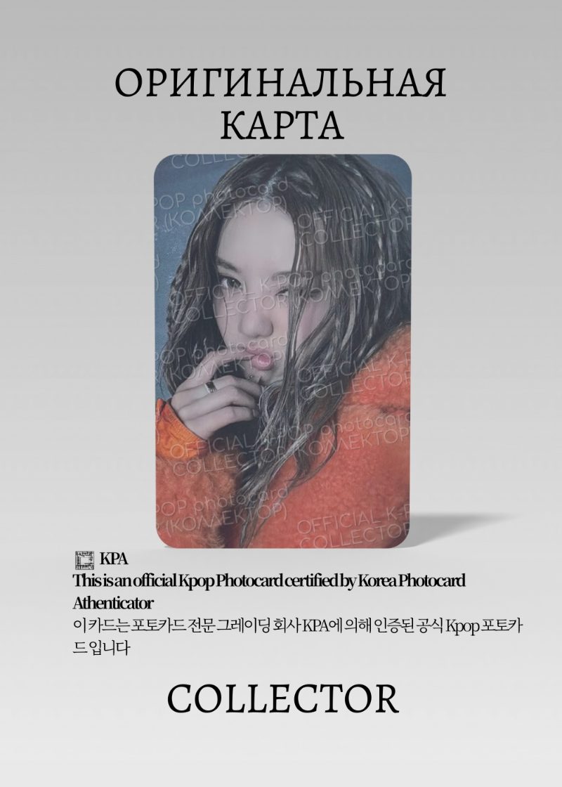 Бейли ALL DAY PROJECT FAMOUS | WICKED Альбомная Официальная K-pop фотокарта (CA/ADP/FMS/WCD/03)