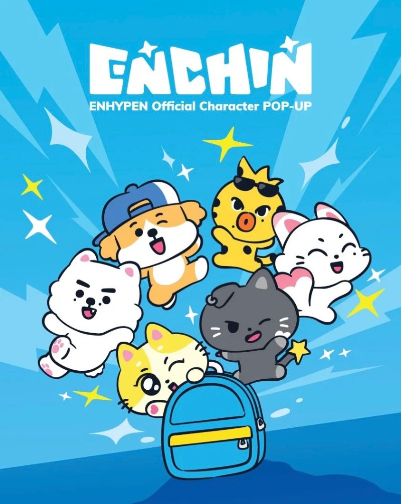 ОФИЦИАЛЬНЫЙ K-pop мерч ENHYPEN ENCHIN POP-UP