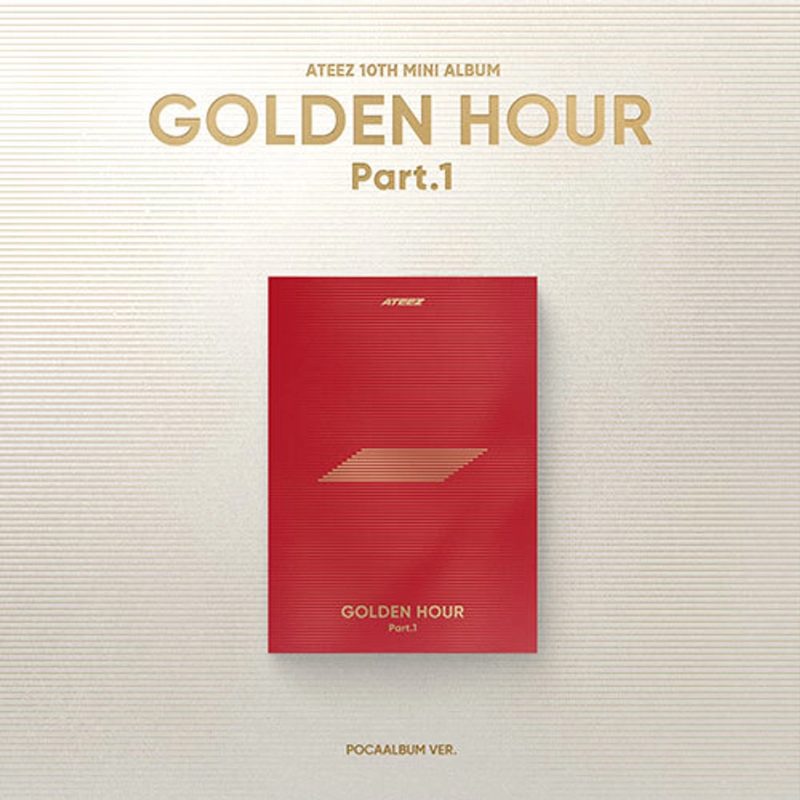 ОФИЦИАЛЬНЫЙ K-pop альбом ATEEZ GOLDEN HOUR : Part.1 (POCA ver.)