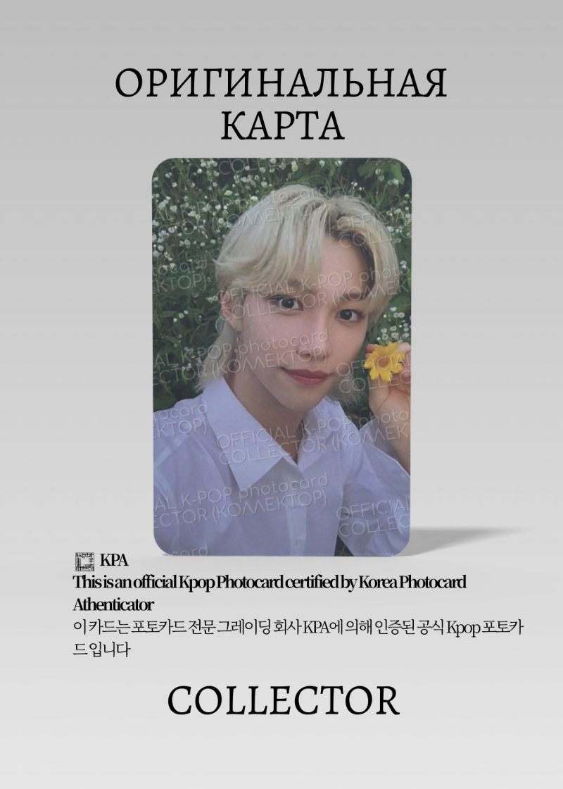 Феликс STRAY KIDS NOEASY | LIMITED Альбомная Официальная K-pop фотокарта (CA/SKZ/NO/LI/06)