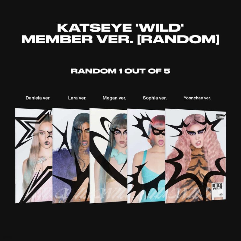 KATSEYE WILD HEART Альбом | MEMBER Ver. Официальный K-pop альбом (A/KAT/WI/ME)