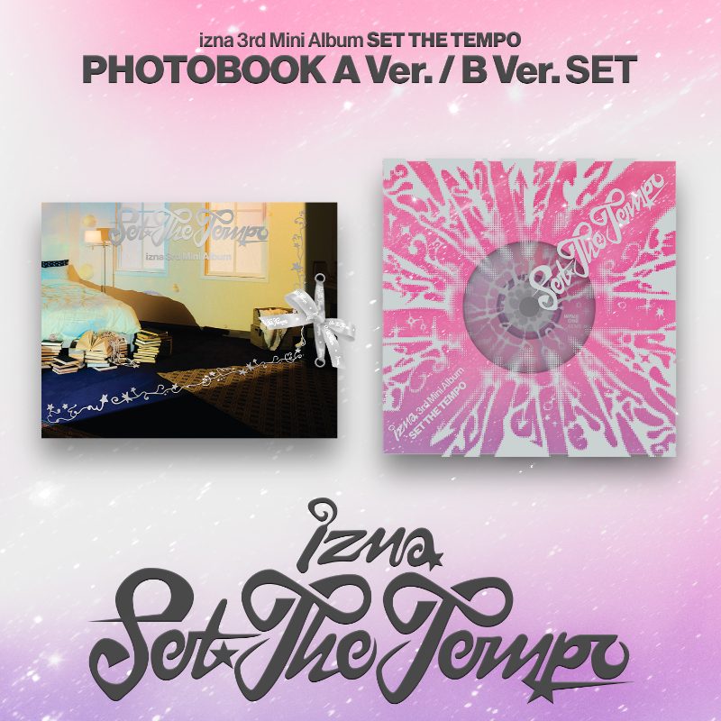 ОФИЦИАЛЬНЫЙ K-pop альбом IZNA SET THE TEMPO (PHOTOBOOK ver.)