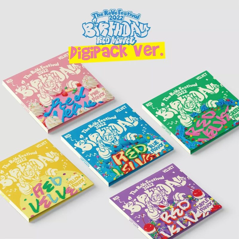 ОФИЦИАЛЬНЫЙ K-pop альбом RED VELVET THE REVE FESTIVAL 2022 : BIRTHDAY (Digipack Ver)