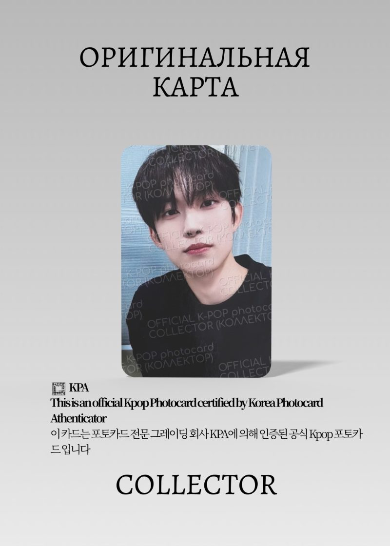 ОФИЦИАЛЬНАЯ K-pop карта ALPHA DRIVE ONE EUPHORIA (Ивент) (черный)