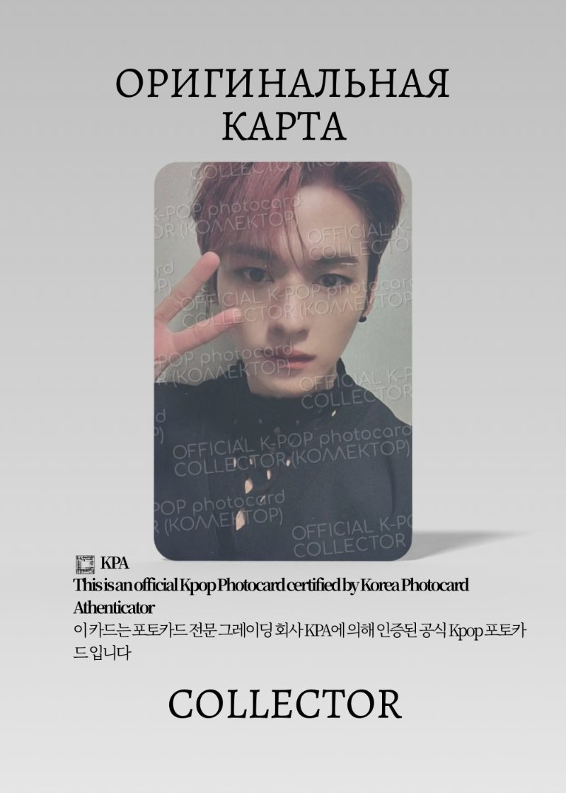 Минхо STRAY KIDS ODDINARY | Альбомная Официальная K-pop фотокарта (CA/SKZ/OR/A/02)