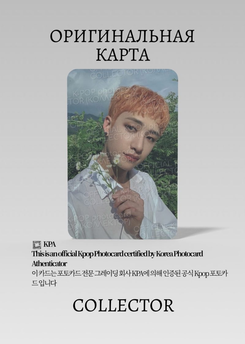 Банчан STRAY KIDS NOEASY | LIMITED Альбомная Официальная K-pop фотокарта (CA/SKZ/NO/LI/01)