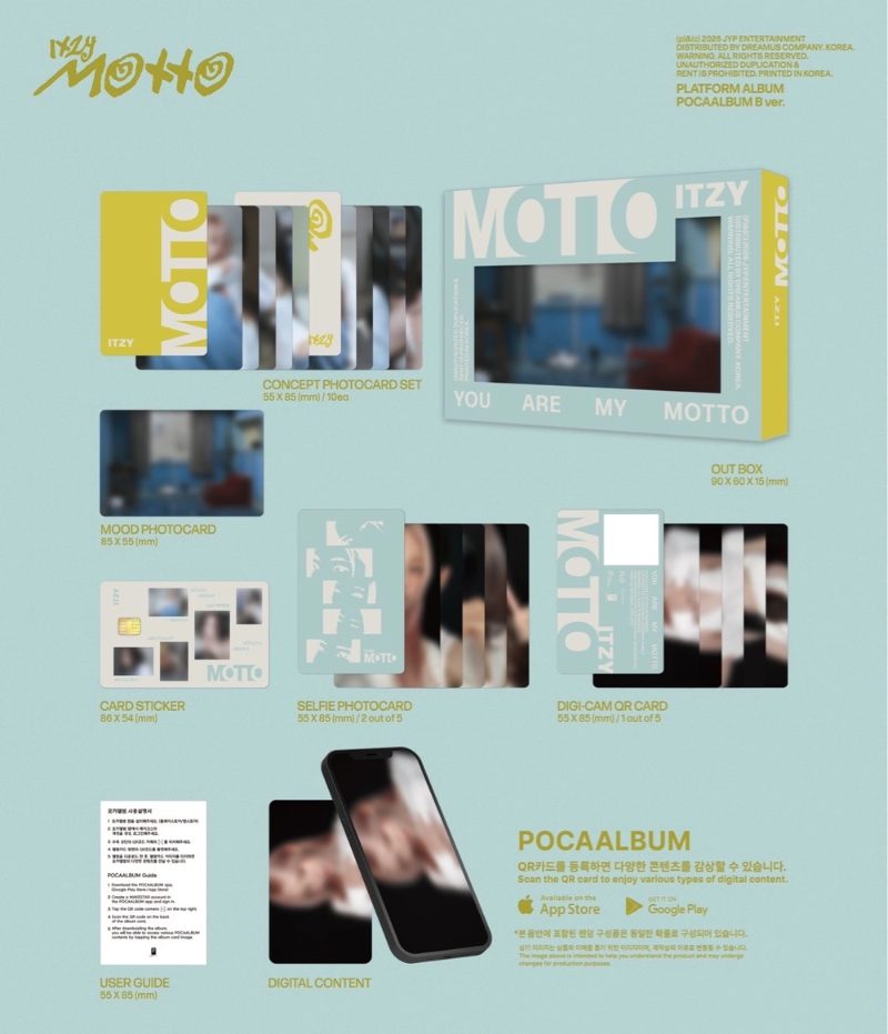ОФИЦИАЛЬНЫЙ альбом ITZY MOTTO (POCAALBUM Ver.)