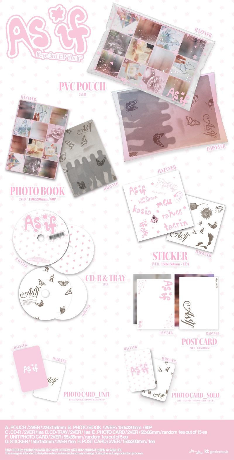 ОФИЦИАЛЬНЫЙ K-pop альбом IFEYE AS IF (Photobook ver.)