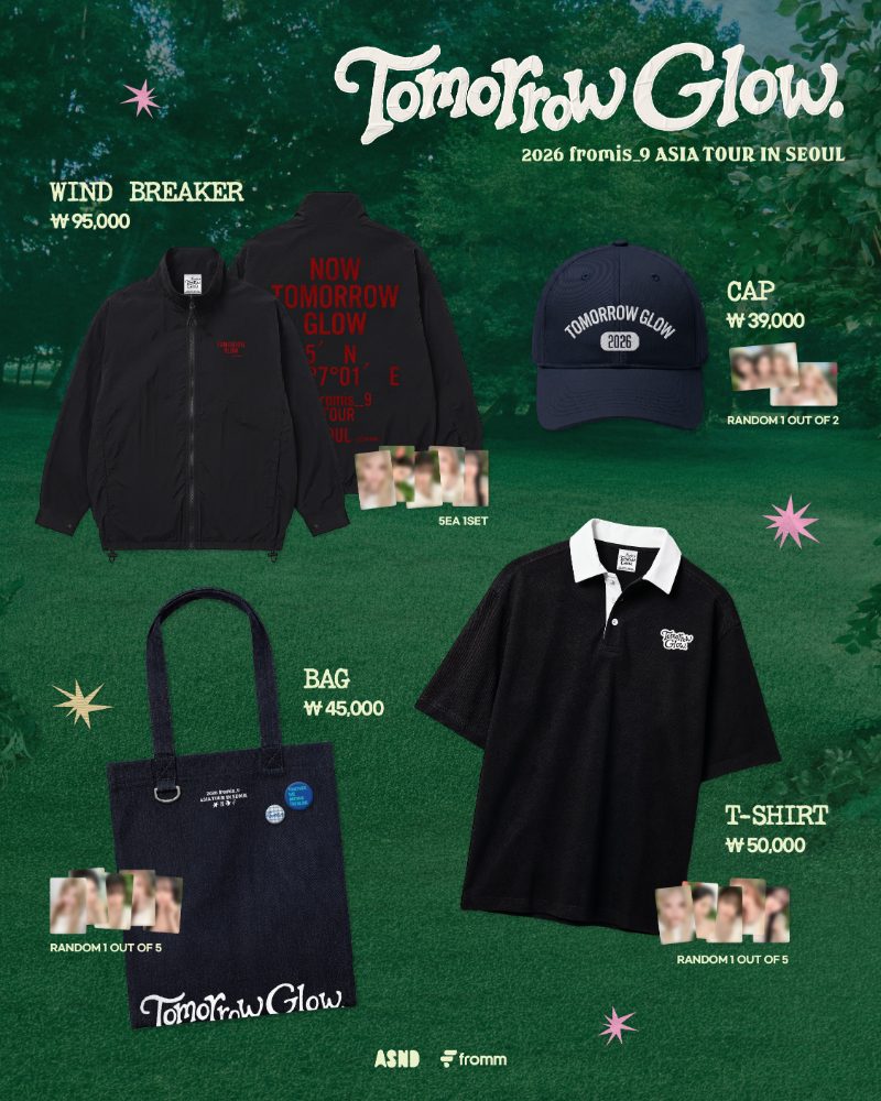 FROMIS_9 ASIA TOUR :TOMORROW GLOW Мерч | BAG Официальный K-pop мерч (M/F9/GM/BAG)