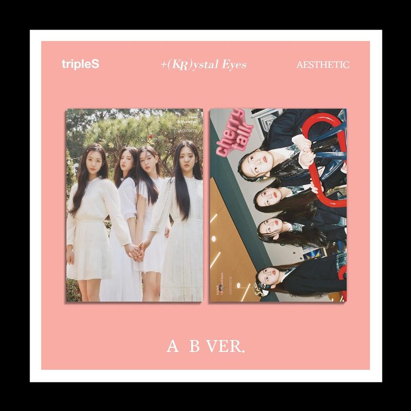 ОФИЦИАЛЬНЫЙ K-pop альбом TRIPLES +(KR)YSTAL EYES AESTHETIC
