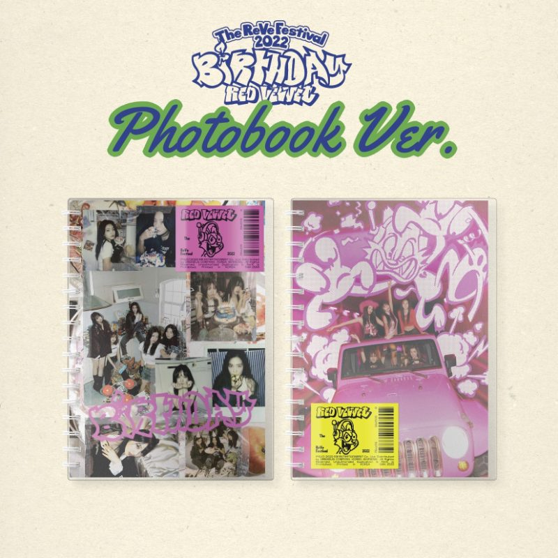 ОФИЦИАЛЬНЫЙ K-pop альбом RED VELVET THE REVE FESTIVAL 2022 : BIRTHDAY (Photobook Ver.)