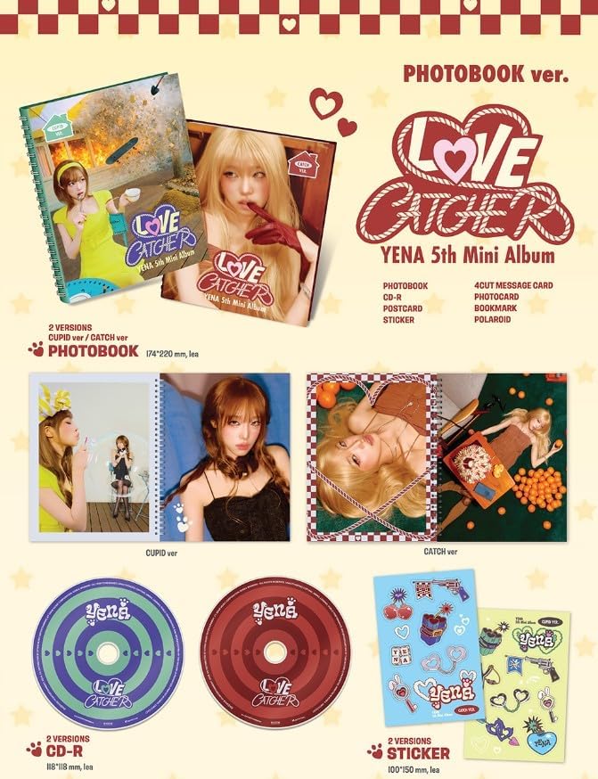 ОФИЦИАЛЬНЫЙ K-pop альбом Йены Yena Love Catcher (Photobook Ver.)