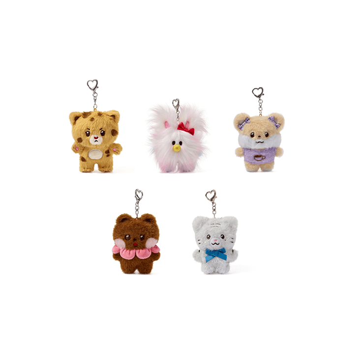ОФИЦИАЛЬНЫЙ K-pop мерч ILLIT PLUSH KEYRING (1ST ANNIVERSARY)