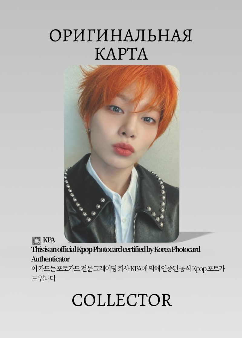 Айен STRAY KIDS RUN IT WORLD TOUR |  SUIATSU OFFLINE POB Официальная K-pop фотокарта (CW/SKZ/RUWT/08)