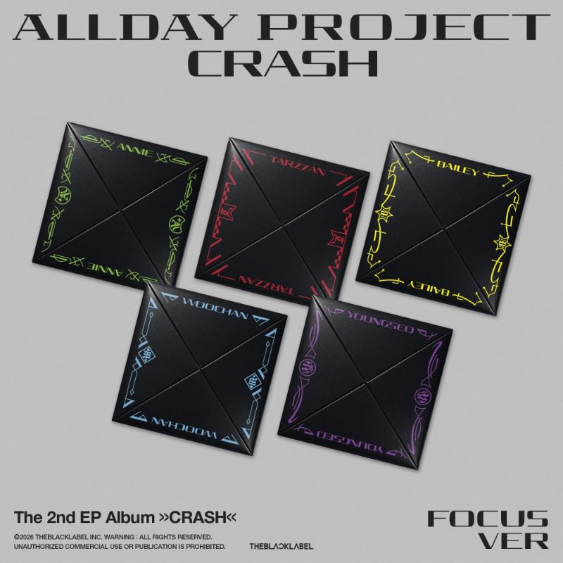 ALLDAY PROJECT CRASH Альбом | FOCUS Ver Официальный K-pop альбом (A/ADP/CR/FO)
